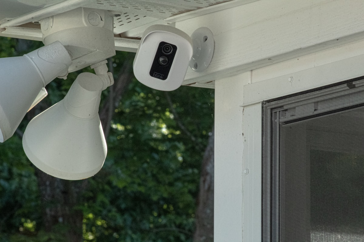 Outdoor security camera for home surveillance